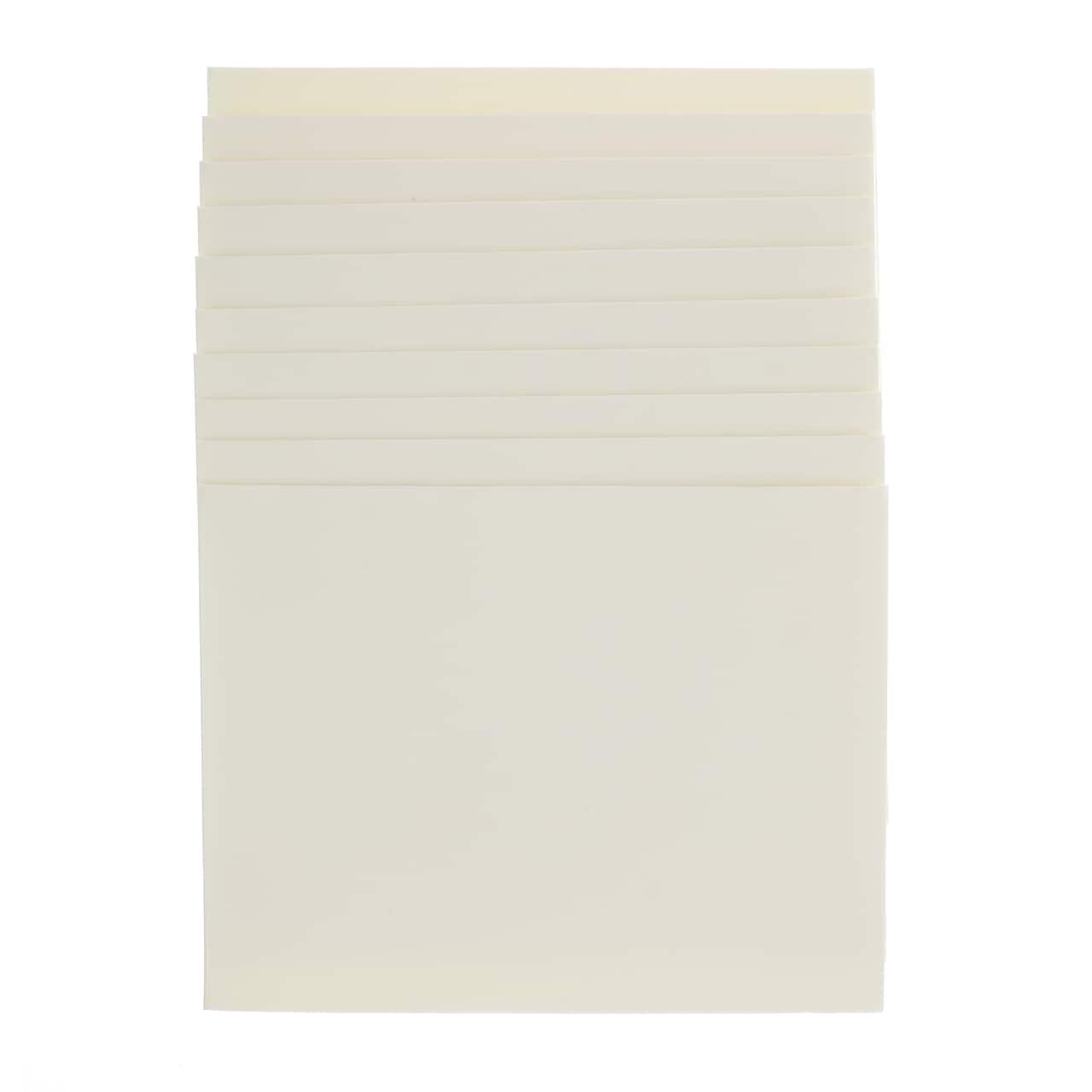 12 Packs: 10 ct. (120 total) Ivory Cards & Envelopes by Recollections™, 4.25" x 5.5"